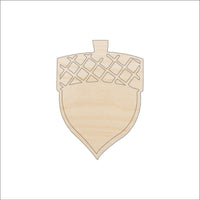 Acorn Wood Craft Shape - Laser Cut Baltic Birch Unfinished DIY Wood Art Supplies TRE100 - The Wood Shape Store