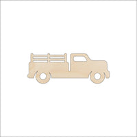 Truck Wood Craft Shape - Laser Cut Baltic Birch Unfinished DIY Wood Art Supplies CAR108 - The Wood Shape Store