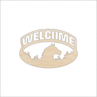 Horse Wood Craft Shape - Laser Cut Baltic Birch Unfinished DIY Wood Art Supplies SGN42 - The Wood Shape Store