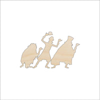 Three Ghosts Wood Craft Shape - Laser Cut Baltic Birch Unfinished DIY Wood Art Supplies FAL29 - The Wood Shape Store