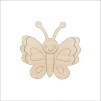 Butterfly Wood Craft Shape - Laser Cut Baltic Birch Unfinished DIY Wood Art Supplies BUG88 - The Wood Shape Store