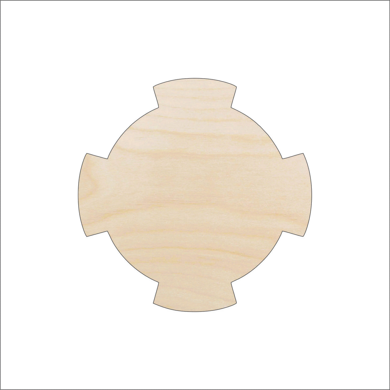 Cross Wood Craft Shape - Laser Cut Baltic Birch Unfinished DIY Wood Art Supplies BSC23 - The Wood Shape Store