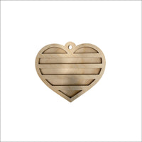 America 3D Laser Cut Ornament – Baltic Birch Wood Craft Supplies | DIY Wood Ornament Kit US5 - The Wood Shape Store