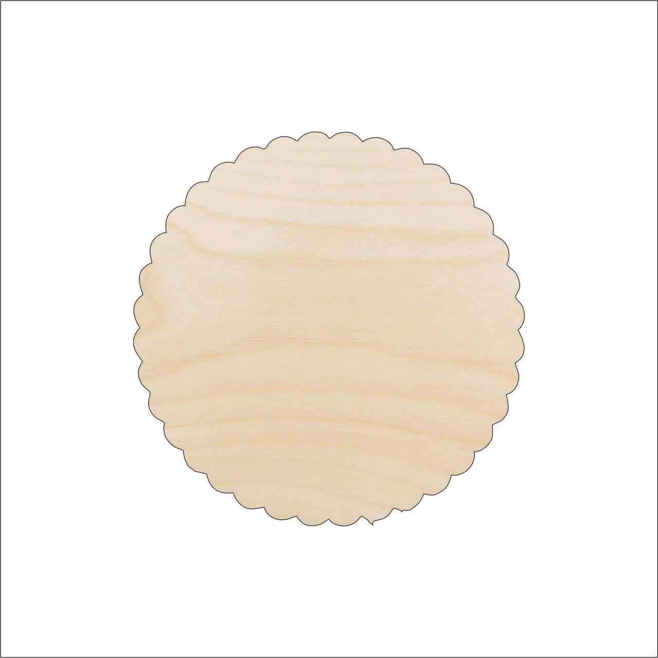 Plaque Wood Craft Shape - Laser Cut Baltic Birch Unfinished DIY Wood Art Supplies BSC46 - The Wood Shape Store