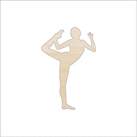 Dancer Wood Craft Shape - Laser Cut Baltic Birch Unfinished DIY Wood Art Supplies SPT145 - The Wood Shape Store