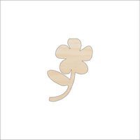 Flower Wood Craft Shape Laser Cut Out and Unfinished DIY Craft Supply FLR71 - The Wood Shape Store