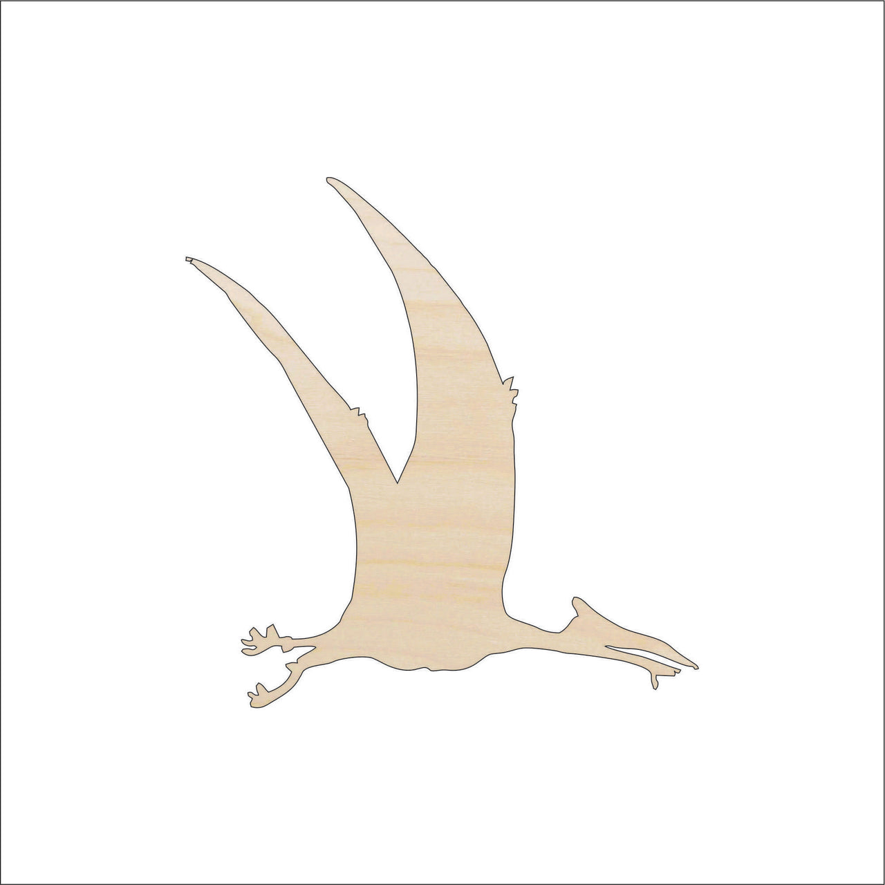 Dinosaur - Wood Craft Shape - Laser Cut Baltic Birch Unfinished DIY Wood Art Supplies DIN16 - The Wood Shape Store