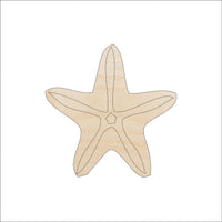 Starfish Wood Craft Shape - Laser Cut Baltic Birch Unfinished DIY Wood Art Supplies SEA131 - The Wood Shape Store