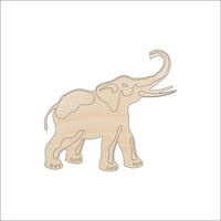Elephant Wood Craft Shape Laser Cut Baltic Birch Unfinished DIY Wood Art Supplies ELE20 - The Wood Shape Store