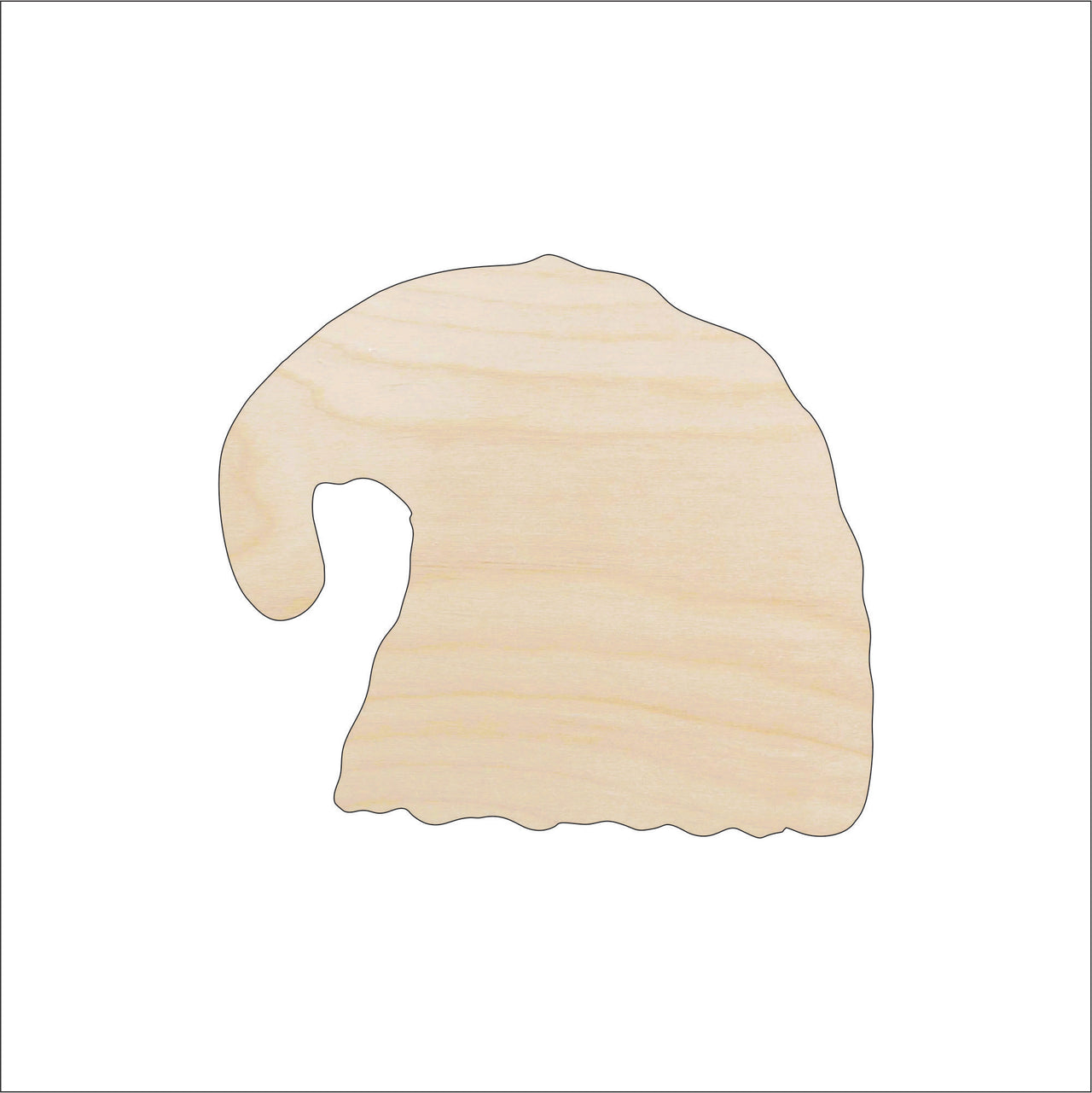 Hat Wood Craft Shape - Laser Cut Baltic Birch Unfinished DIY Wood Art Supplies CLT122 - The Wood Shape Store