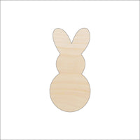 Bunny - Wood Craft Shape - Laser Cut Baltic Birch Unfinished DIY Wood Art Supplies BNY52 - The Wood Shape Store