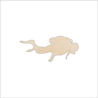 Scuba Diver Wood Craft Shape - Laser Cut Baltic Birch Unfinished DIY Wood Art Supplies SPT314 - The Wood Shape Store