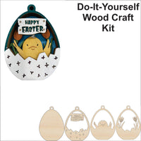 Bird 3D Laser Cut Ornament – Baltic Birch Wood Craft Supplies | DIY Wood Ornament Kit ES62 - The Wood Shape Store