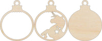 Unicorn 3D Laser Cut Ornament – Baltic Birch Wood Craft Supplies | DIY Wood Ornament Kit MY3 - The Wood Shape Store