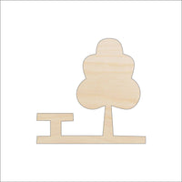 Tree Wood Craft Shape - Laser Cut Baltic Birch Unfinished DIY Wood Art Supplies TRE92 - The Wood Shape Store