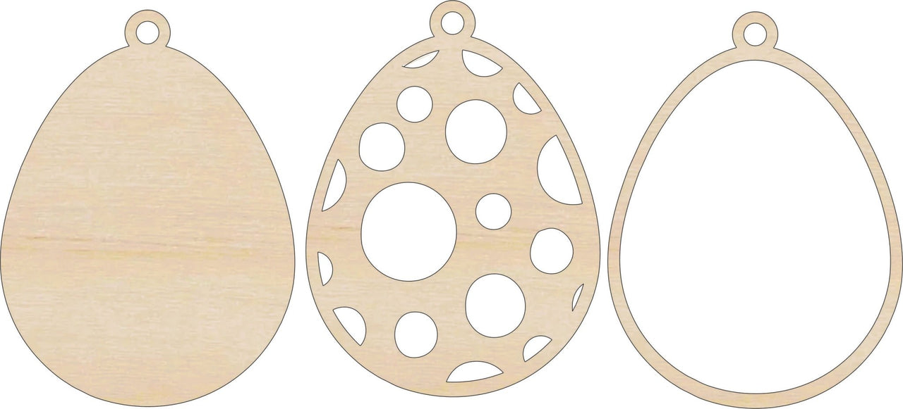 Easter 3D Laser Cut Ornament – Baltic Birch Wood Craft Supplies | DIY Wood Ornament Kit ES29 - The Wood Shape Store