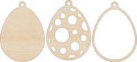 Easter 3D Laser Cut Ornament – Baltic Birch Wood Craft Supplies | DIY Wood Ornament Kit ES29 - The Wood Shape Store