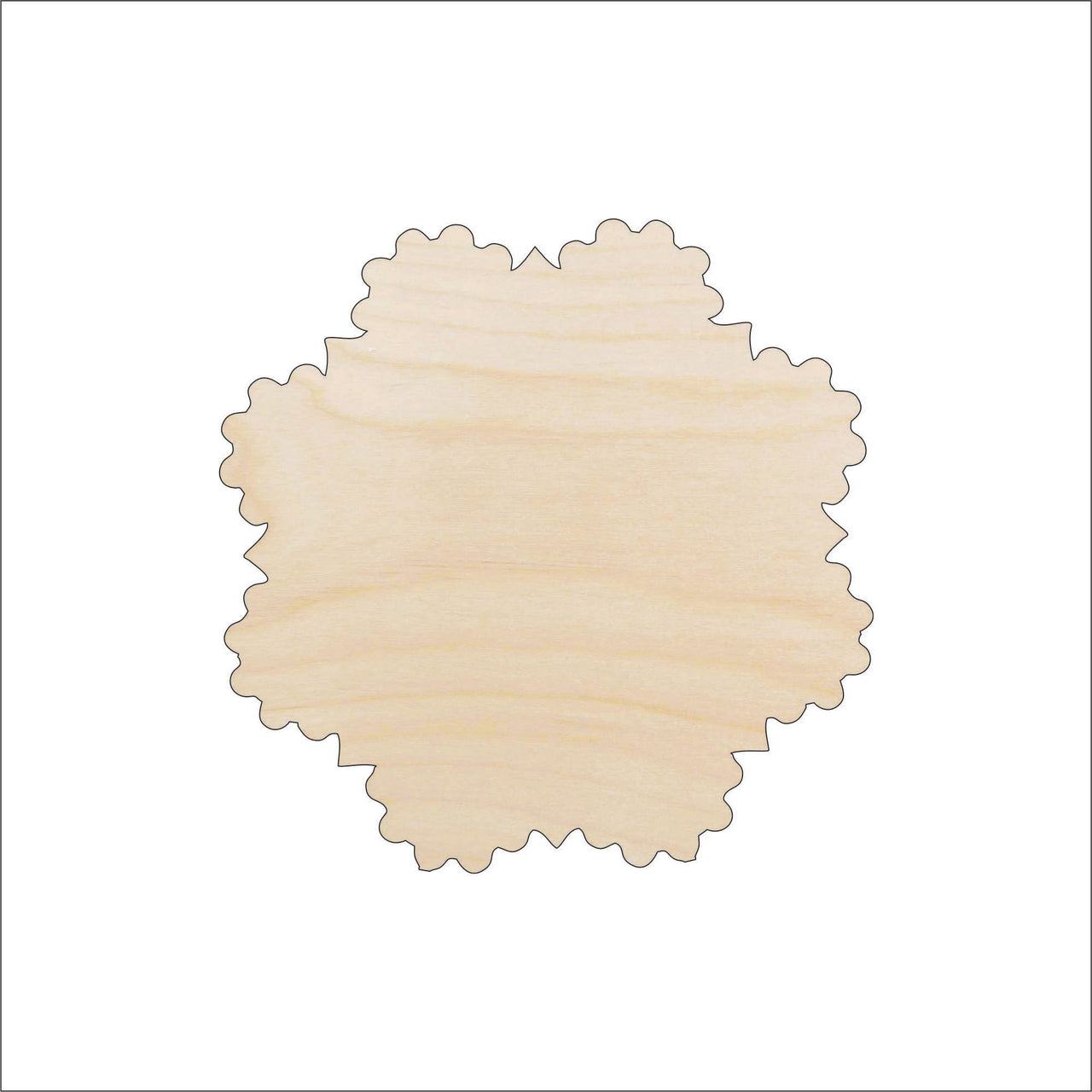 Plaque Wood Craft Shape - Laser Cut Baltic Birch Unfinished DIY Wood Art Supplies BSC36 - The Wood Shape Store