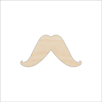 Mustache Wood Craft Shape - Laser Cut Baltic Birch Unfinished DIY Wood Art Supplies PPL51 - The Wood Shape Store