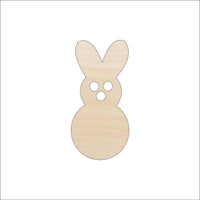 Bunny Wood Craft Shape - Laser Cut Baltic Birch Unfinished DIY Wood Art Supplies ESR23 - The Wood Shape Store