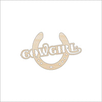 Cowgirl Wood Craft Shape - Laser Cut Baltic Birch Unfinished DIY Wood Art Supplies PPL149 - The Wood Shape Store