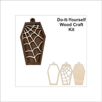 Halloween 3D Laser Cut Ornament – Baltic Birch Wood Craft Supplies | DIY Wood Ornament Kit HA10 - The Wood Shape Store