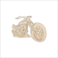 Motorcycle Wood Craft Shape - Laser Cut Baltic Birch Unfinished DIY Wood Art Supplies CAR15 - The Wood Shape Store