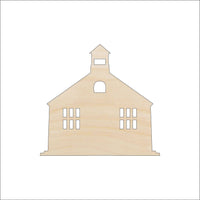 School Wood Craft Shape - Laser Cut Baltic Birch Unfinished DIY Wood Art Supplies SCL20 - The Wood Shape Store