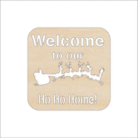Christmas Wood Craft Shape - Laser Cut Baltic Birch Unfinished DIY Wood Art Supplies XMS274 - The Wood Shape Store