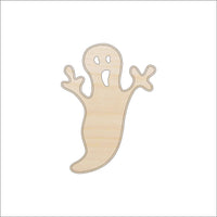 Ghost Wood Craft Shape - Laser Cut Baltic Birch Unfinished DIY Wood Art Supplies FAL132 - The Wood Shape Store