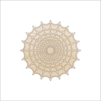 Spiderweb Wood Craft Shape - Laser Cut Baltic Birch Unfinished DIY Wood Art Supplies BUG5 - The Wood Shape Store