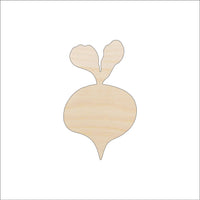 Radish Wood Craft Shape - Laser Cut Baltic Birch Unfinished DIY Wood Art Supplies FOD103 - The Wood Shape Store