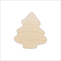 Tree Wood Craft Shape - Laser Cut Baltic Birch Unfinished DIY Wood Art Supplies XMS140 - The Wood Shape Store