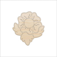 Flower Wood Craft Shape - Laser Cut Baltic Birch Unfinished DIY Wood Art Supplies FLR46 - The Wood Shape Store