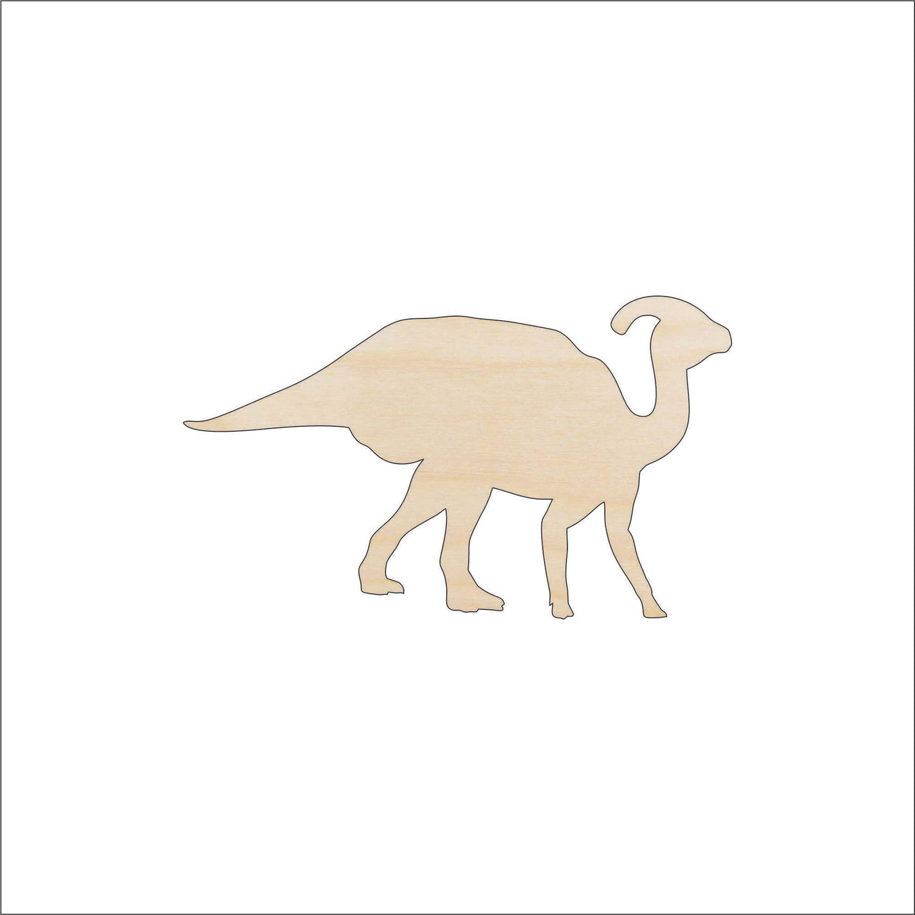 Dinosaur - Wood Craft Shape - Laser Cut Baltic Birch Unfinished DIY Wood Art Supplies DIN29 - The Wood Shape Store