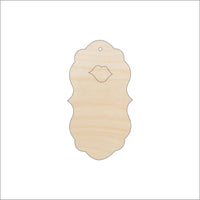 Gift Tag Wood Craft Shape - Laser Cut Baltic Birch Unfinished DIY Wood Art Supplies TAG11 - The Wood Shape Store