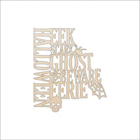 Halloween Wood Craft Shape – Laser Cut Baltic Birch Unfinished DIY Wood Art Supplies FAL68 - The Wood Shape Store