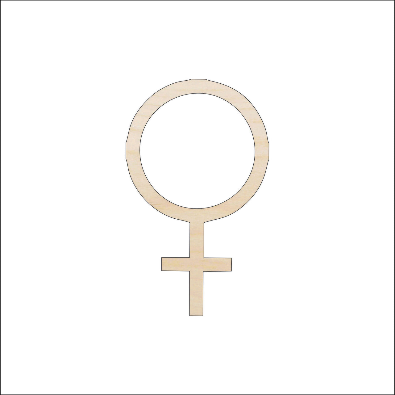 Woman Wood Craft Shape - Laser Cut Baltic Birch Unfinished DIY Wood Art Supplies SGN36 - The Wood Shape Store