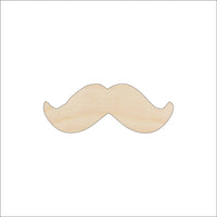 Mustache Wood Craft Shape - Laser Cut Baltic Birch Unfinished DIY Wood Art Supplies PPL1 - The Wood Shape Store