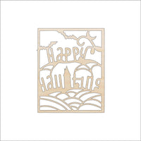 Halloween Wood Craft Shape - Laser Cut Baltic Birch Unfinished DIY Wood Art Supplies FAL153 - The Wood Shape Store
