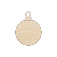 Ornament Wood Craft Shape - Laser Cut Baltic Birch Unfinished DIY Wood Art Supplies XMS159 - The Wood Shape Store