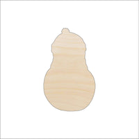 Snowman Wood Craft Shape - Laser Cut Baltic Birch Unfinished DIY Wood Art Supplies XMS171 - The Wood Shape Store