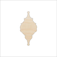 Ornament Wood Craft Shape - Laser Cut Baltic Birch Unfinished DIY Wood Art Supplies XMS130 - The Wood Shape Store