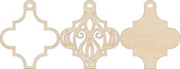 3D Laser Cut Ornament – Baltic Birch Wood Craft Supplies | DIY Wood Ornament Kit DS11 - The Wood Shape Store