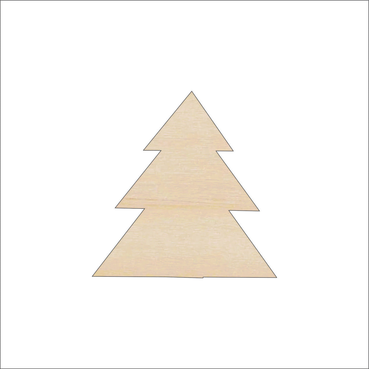 Pine Tree Wood Craft Shape Laser Cut Out Unfinished DIY Craft Supply TRE145 - The Wood Shape Store