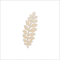 Fern Wood Craft Shape - Laser Cut Baltic Birch Unfinished DIY Wood Art Supplies LEF18 - The Wood Shape Store