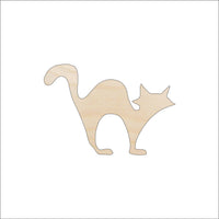 Cat Wood Craft Shape - Laser Cut Baltic Birch Unfinished DIY Wood Art Supplies FAL115 - The Wood Shape Store