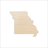 Missouri Wood Craft Shape - Laser Cut Baltic Birch Unfinished DIY Wood Art Supplies STAT73 - The Wood Shape Store