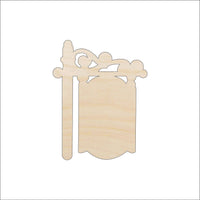 Sign Wood Craft Shape - Laser Cut Baltic Birch Unfinished DIY Wood Art Supplies SGN2 - The Wood Shape Store