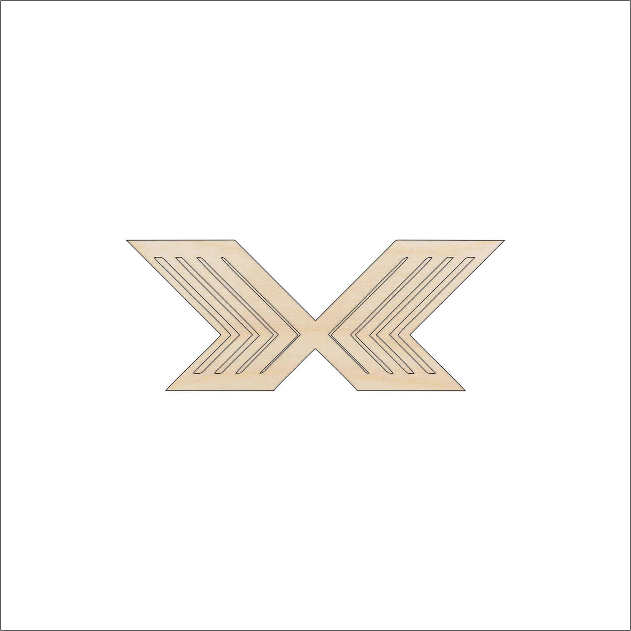 Design Wood Craft Shape - Laser Cut Baltic Birch Unfinished DIY Wood Art Supplies DSN87 - The Wood Shape Store